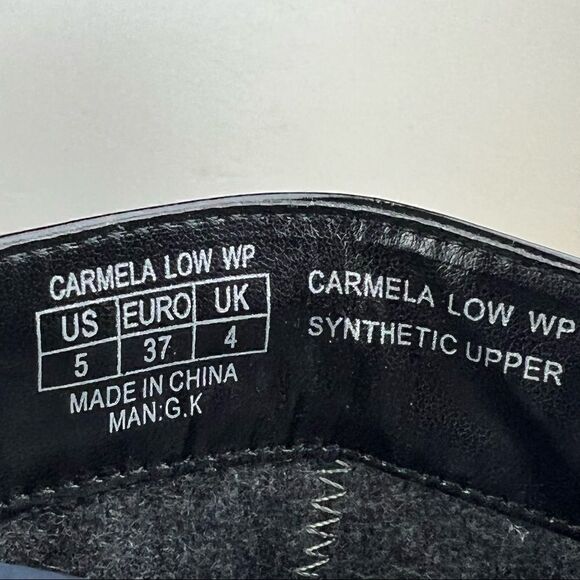 Cole Haan x Nike Air Carmela Low Black Glossy Rain Boots 5 - Picture 9 of 9